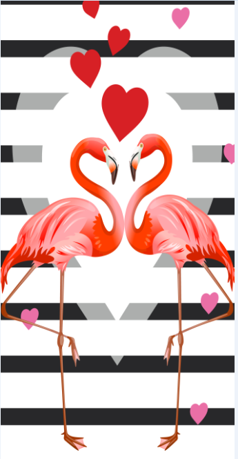 Beach Towel-Flamingo