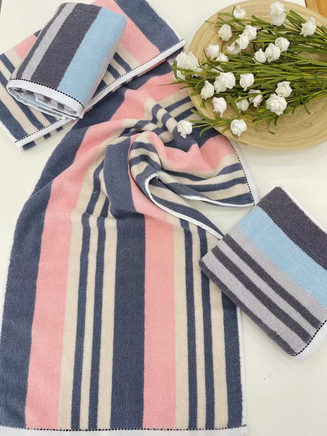 Face Towel-Stripes