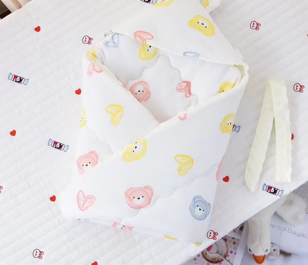 Bear Double Gauze Cotton Swaddle