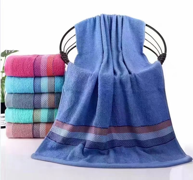 Bath Towel with Sateen 
